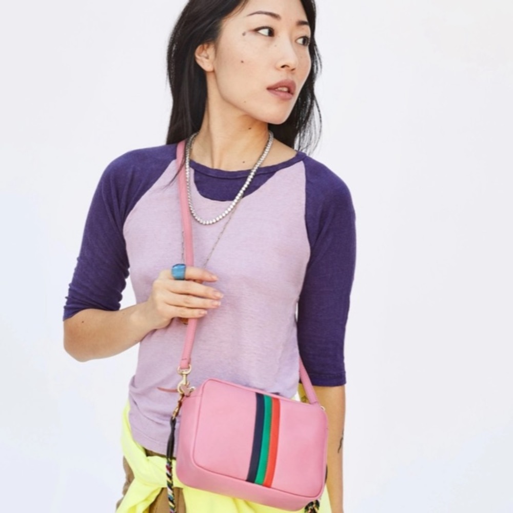 Clare V. Lollipop Leather Midi Sac Bag